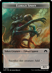 Eldrazi Spawn // Whale Double-Sided Token [Modern Horizons 3 Tokens] | Total Play