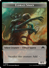 Eldrazi Spawn // Zombie Double-Sided Token [Modern Horizons 3 Tokens] | Total Play