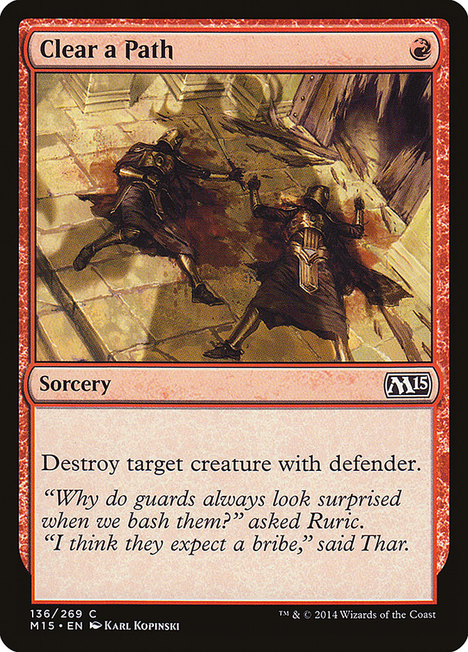 Clear a Path [Magic 2015] | Total Play