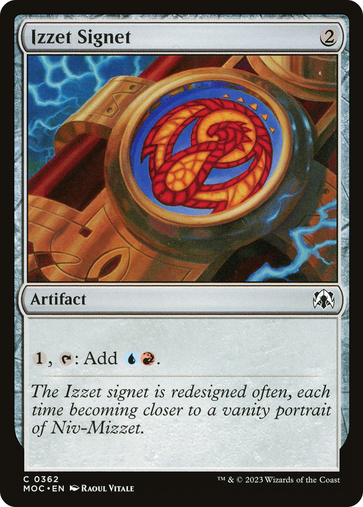 Izzet Signet [March of the Machine Commander] | Total Play