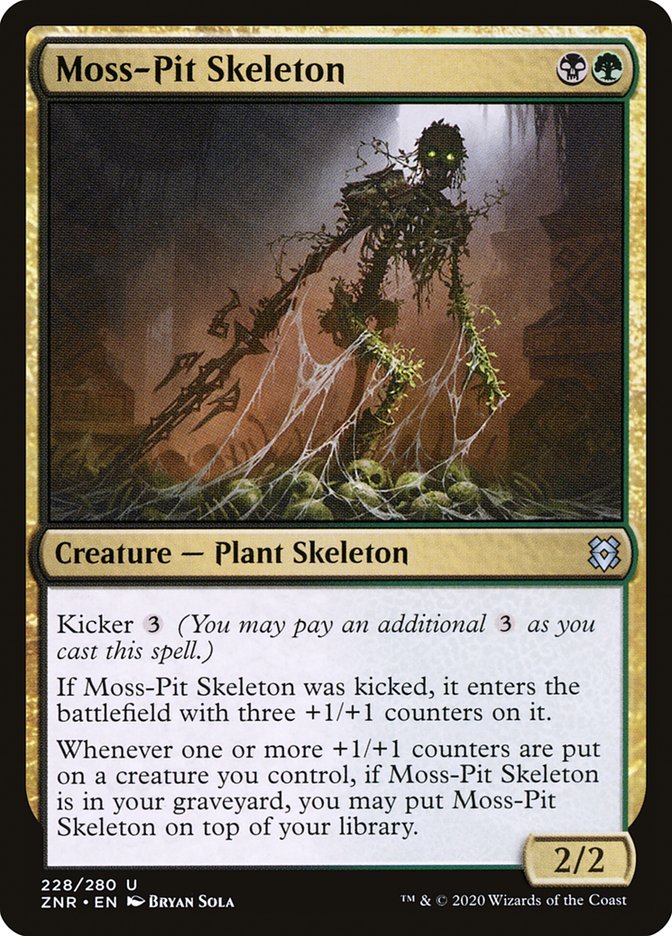 Moss-Pit Skeleton [Zendikar Rising] | Total Play