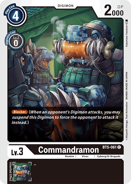 Commandramon [BT5-061] [Battle of Omni] | Total Play