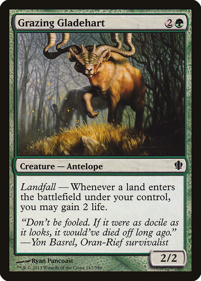 Grazing Gladehart [Commander 2013] | Total Play