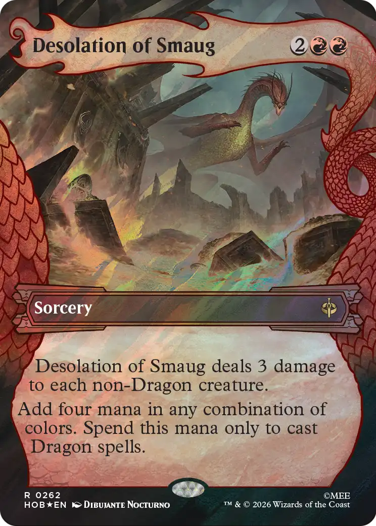 Desolation of Smaug (Showcase) (Surge Foil) [The Hobbit] | Total Play