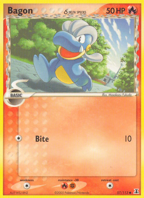 Bagon (57/113) (Delta Species) [EX: Delta Species] | Total Play