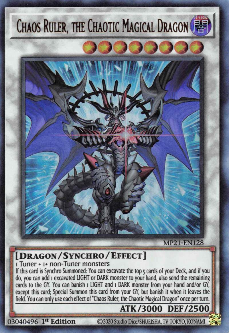 Chaos Ruler, the Chaotic Magical Dragon [MP21-EN128] Ultra Rare | Total Play