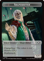 Shapeshifter // Golem (0013) Double-Sided Token [Edge of Eternities Commander Tokens] | Total Play