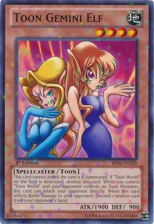Toon Gemini Elf [BP01-EN128] Starfoil Rare | Total Play