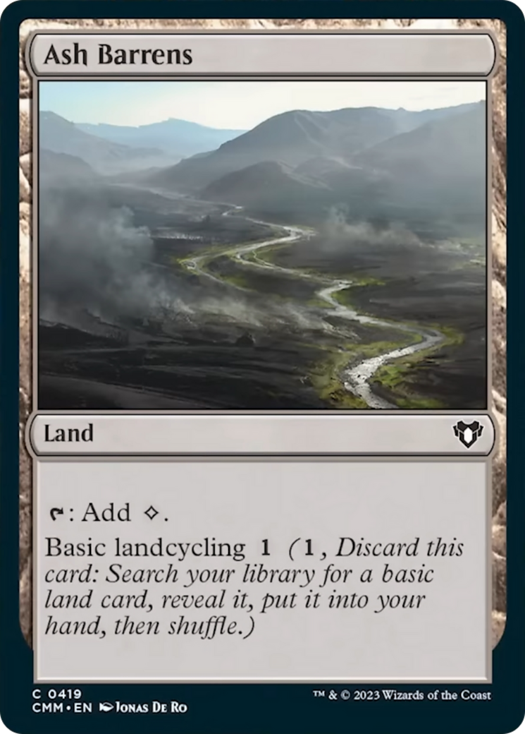 Ash Barrens [Commander Masters] | Total Play