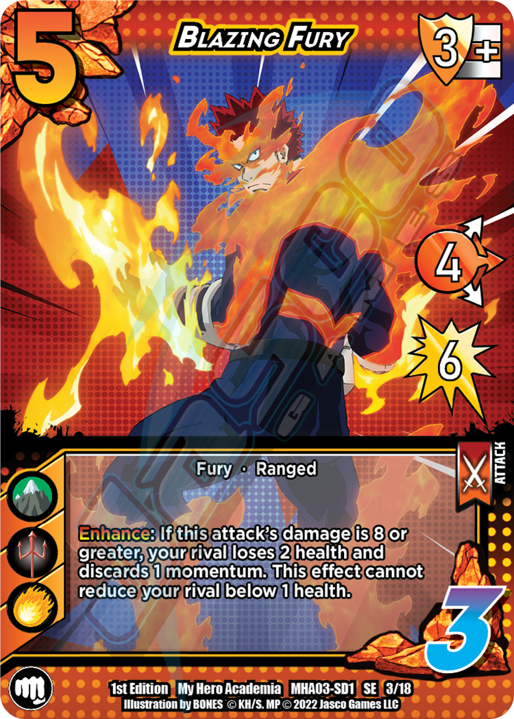 Blazing Fury [Endeavor Clash Deck] | Total Play