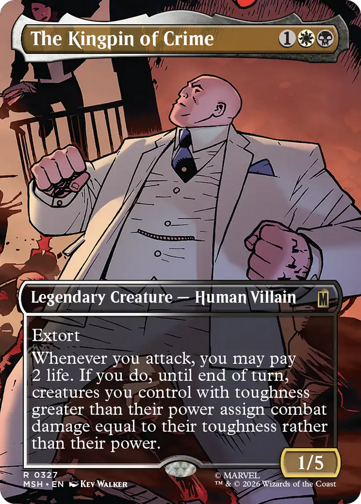 The Kingpin of Crime (Borderless) (0327) [Marvel Super Heroes] | Total Play
