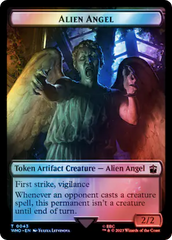 Alien Angel // Clue (0053) Double-Sided Token (Surge Foil) [Doctor Who Tokens] | Total Play