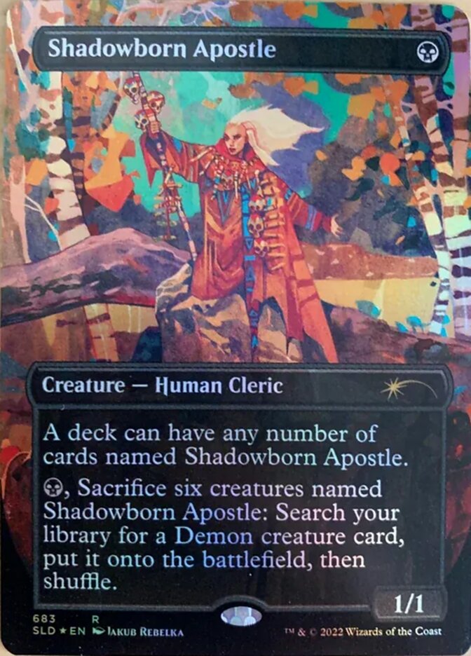 Shadowborn Apostle (Borderless) (683) [Secret Lair Drop Promos] | Total Play