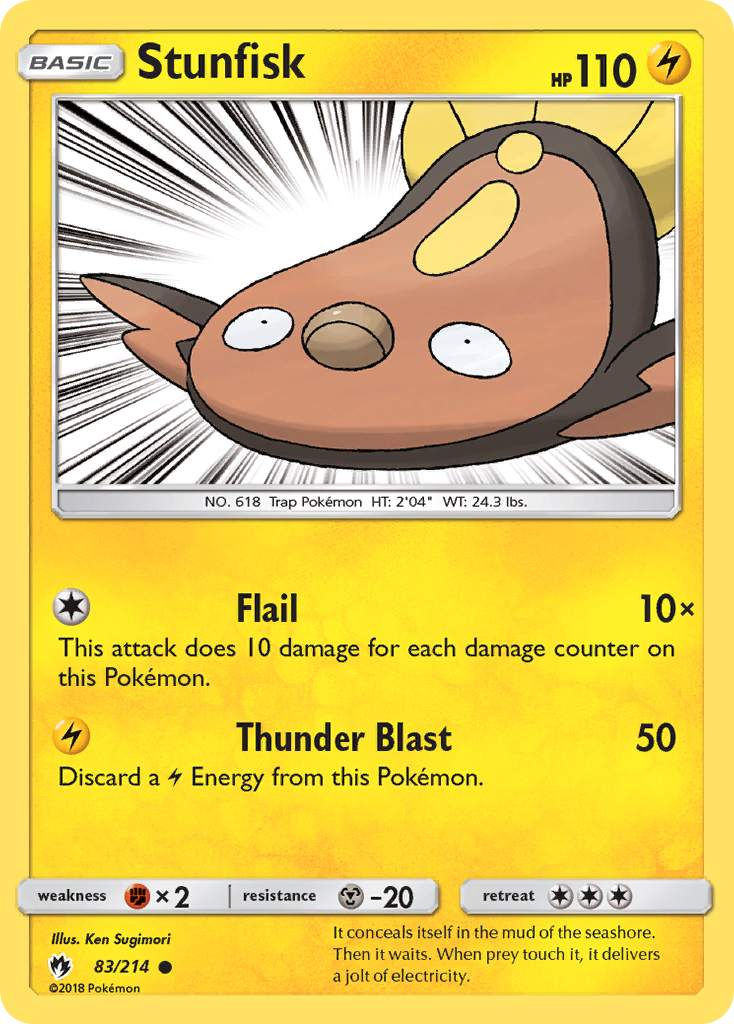 Stunfisk (83/214) [Sun & Moon: Lost Thunder] | Total Play