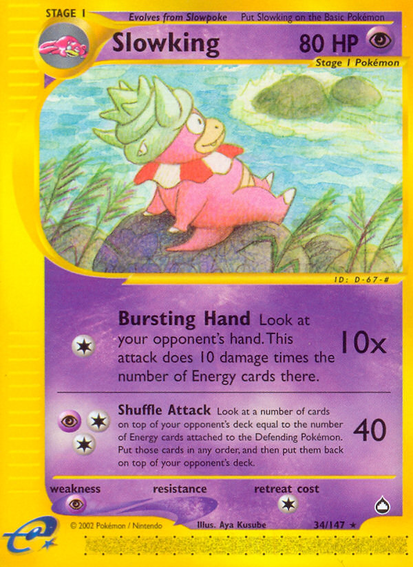 Slowking (34/147) [Aquapolis] | Total Play