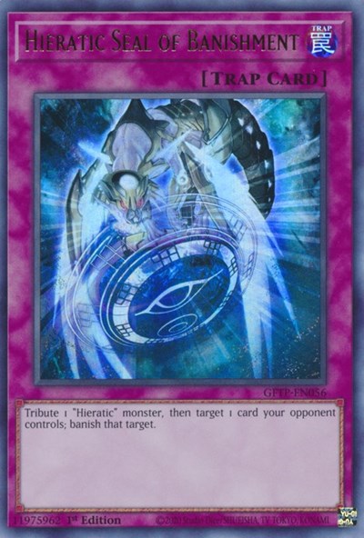 Hieratic Seal of Banishment [GFTP-EN056] Ultra Rare | Total Play