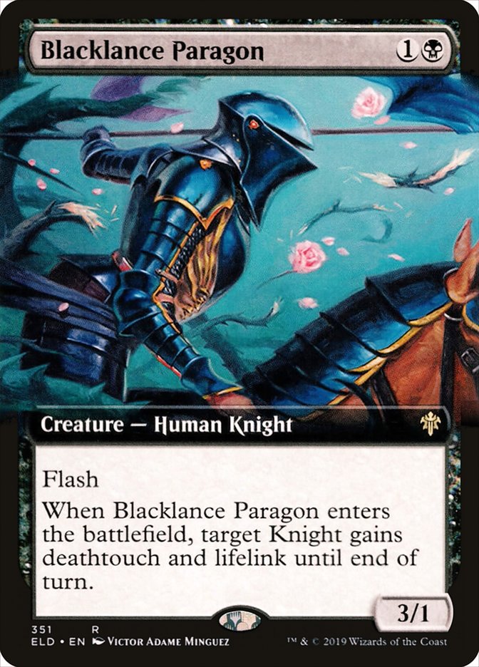 Blacklance Paragon (Extended Art) [Throne of Eldraine] | Total Play
