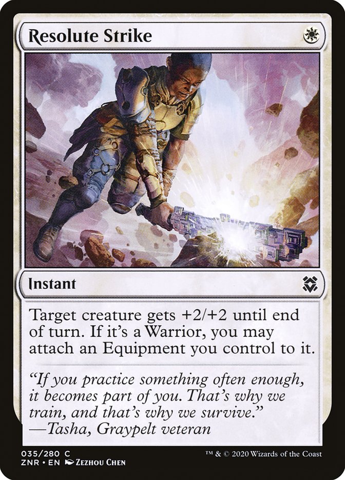 Resolute Strike [Zendikar Rising] | Total Play