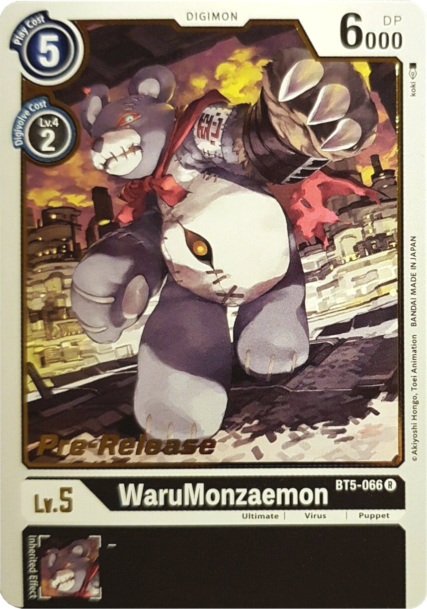 WaruMonzaemon [BT5-066] [Battle of Omni Pre-Release Promos] | Total Play
