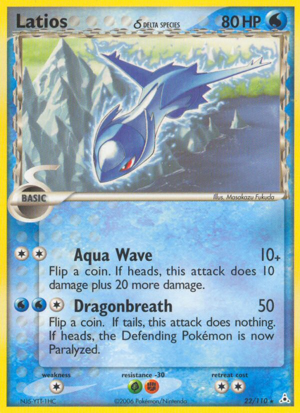 Latios (22/110) (Delta Species) [EX: Holon Phantoms] | Total Play
