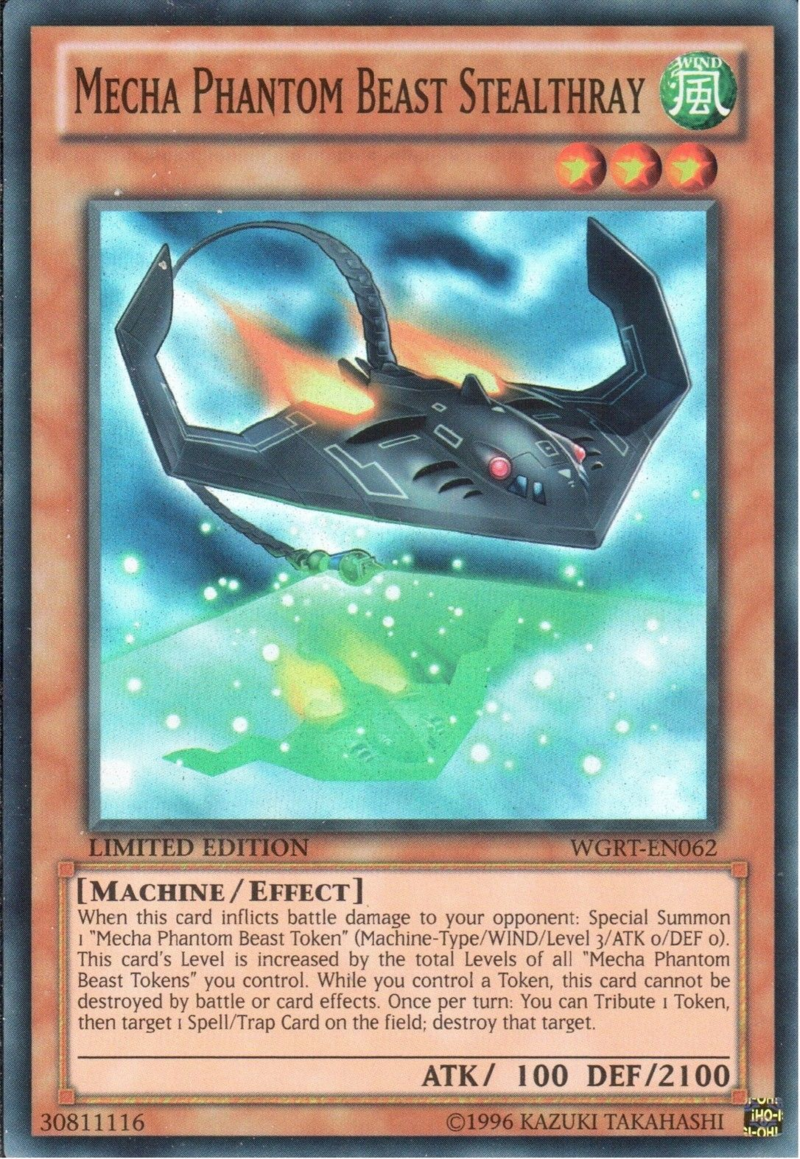 Mecha Phantom Beast Stealthray [WGRT-EN062] Super Rare | Total Play