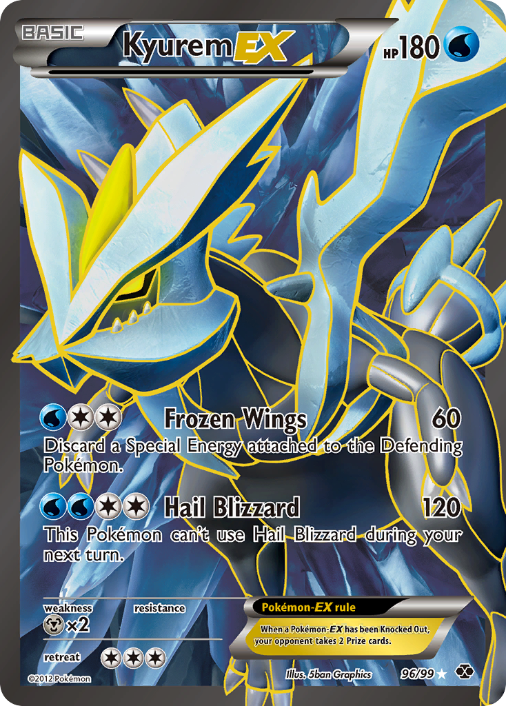 Kyurem EX (96/99) [Black & White: Next Destinies] | Total Play