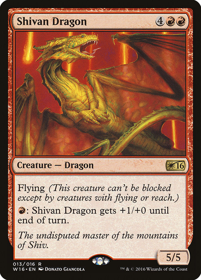 Shivan Dragon [Welcome Deck 2016] | Total Play