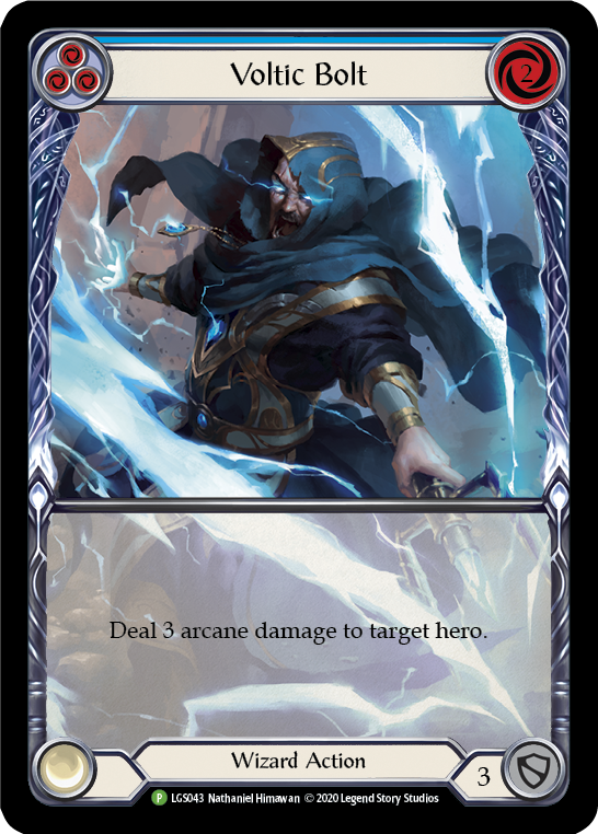 Voltic Bolt (Blue) [LGS043] (Promo)  Rainbow Foil | Total Play