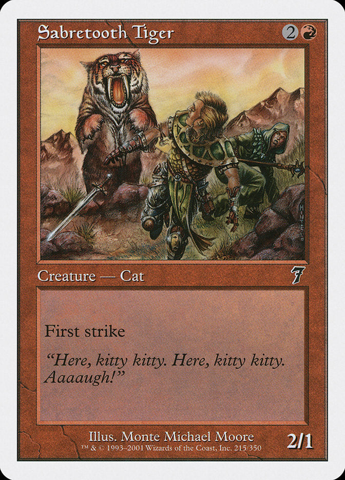 Sabretooth Tiger [Seventh Edition] | Total Play