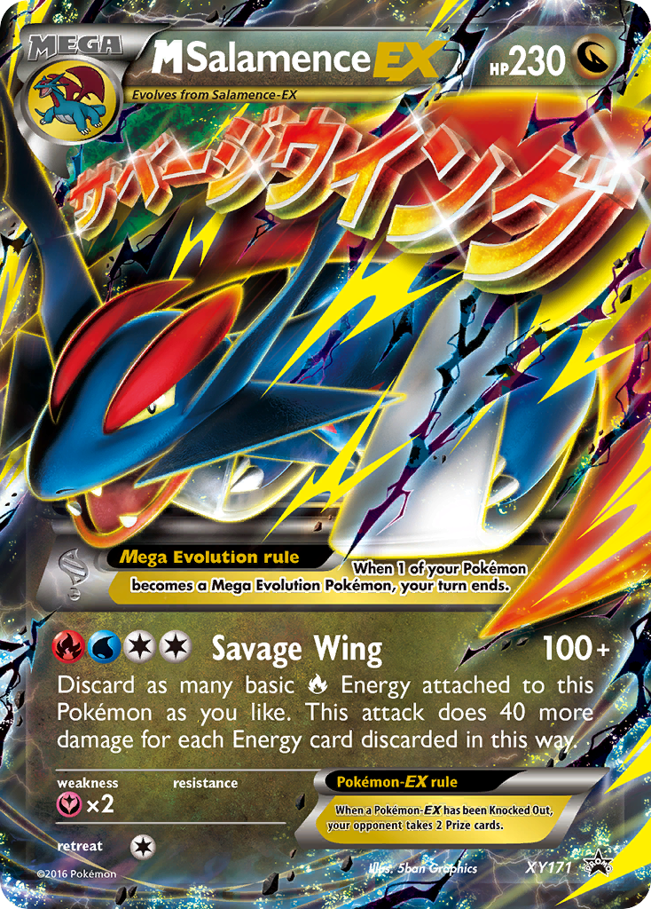 M Salamence EX (XY171) [XY: Black Star Promos] | Total Play