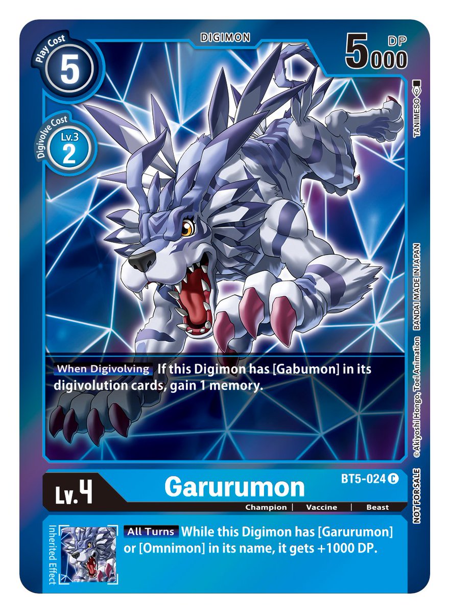 Garurumon [BT5-024] (Event Pack 2) [Battle of Omni] | Total Play