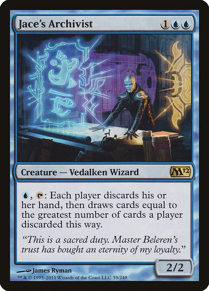 Jace's Archivist [Magic 2012] | Total Play