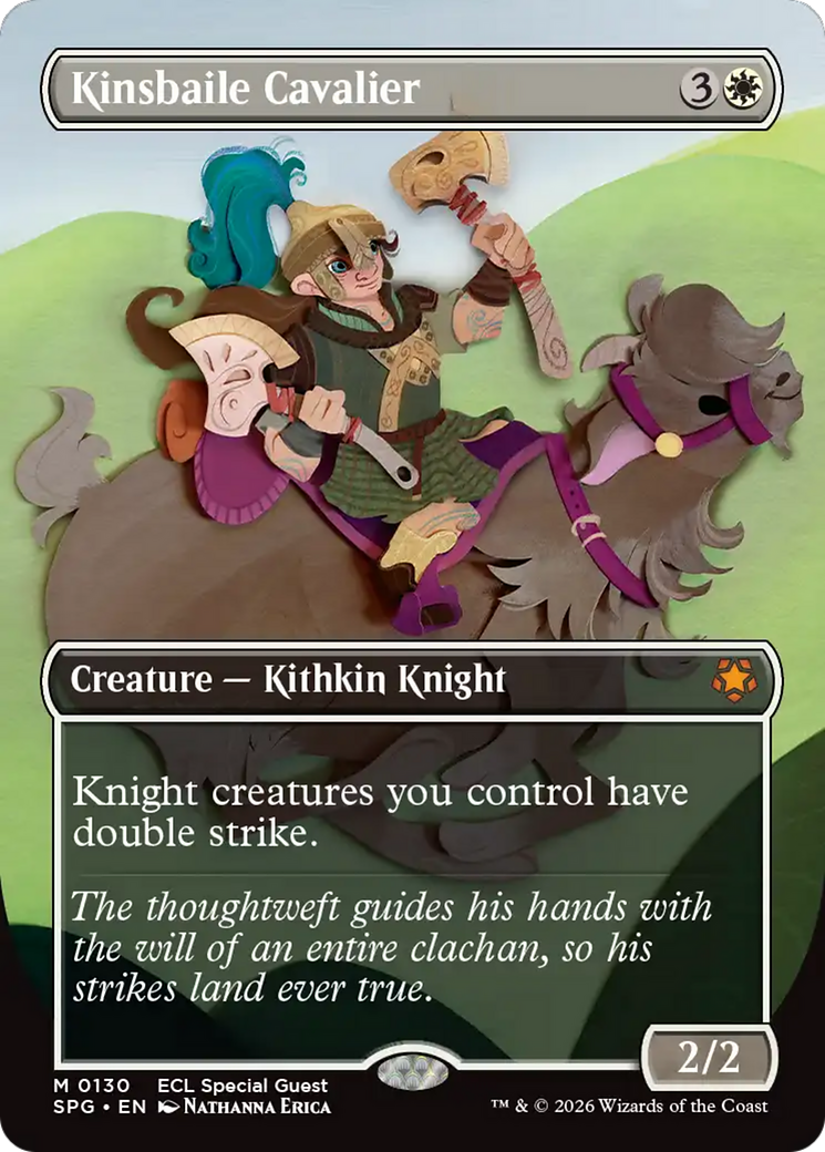 Kinsbaile Cavalier (Borderless) [Lorwyn Eclipsed Special Guests] | Total Play