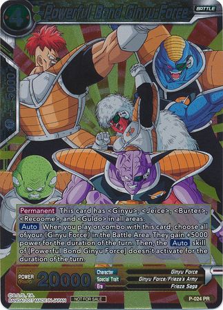 Powerful Bond Ginyu Force (P-024) [Promotion Cards] | Total Play