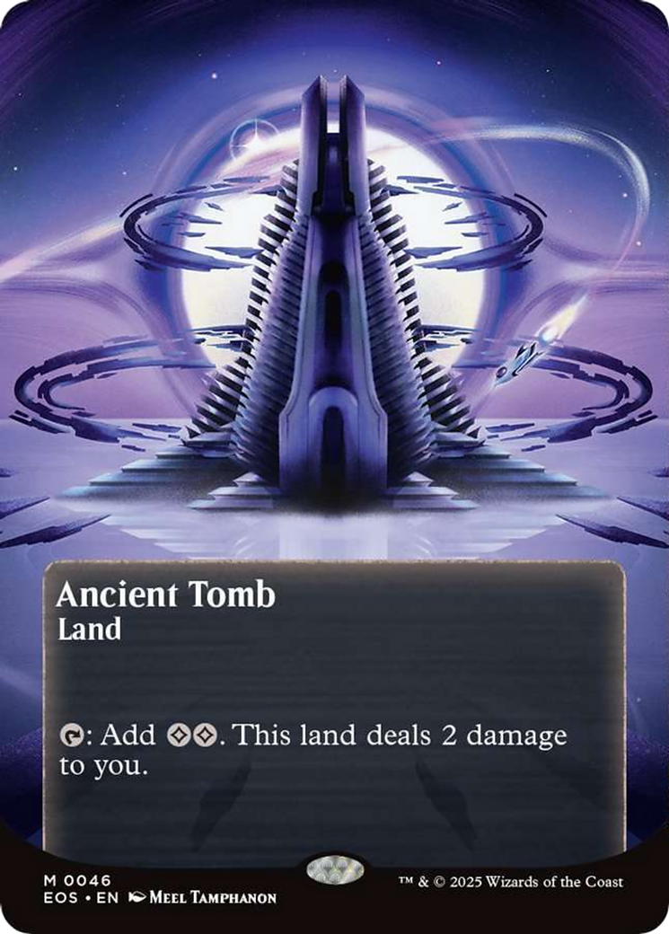 Ancient Tomb (0046) (Borderless) [Edge of Eternities: Stellar Sights] | Total Play
