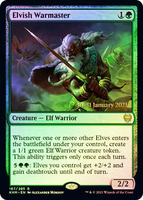 Elvish Warmaster [Kaldheim Prerelease Promos] | Total Play