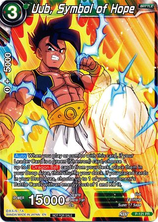 Uub, Symbol of Hope (Power Booster) (P-121) [Promotion Cards] | Total Play