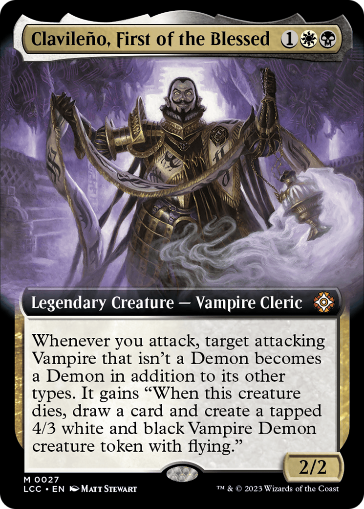 Clavileno, First of the Blessed (Extended Art) [The Lost Caverns of Ixalan Commander] | Total Play