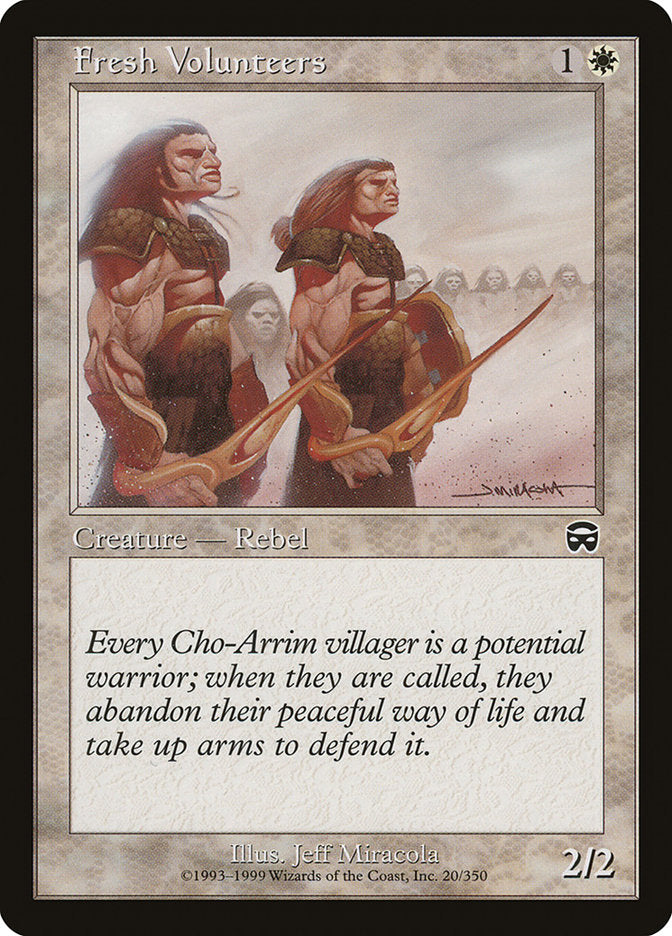 Fresh Volunteers [Mercadian Masques] | Total Play