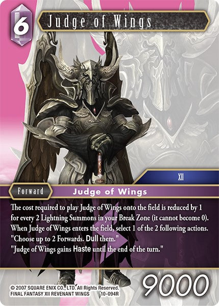Judge of Wings [Opus X] | Total Play