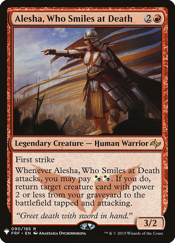 Alesha, Who Smiles at Death [The List] | Total Play