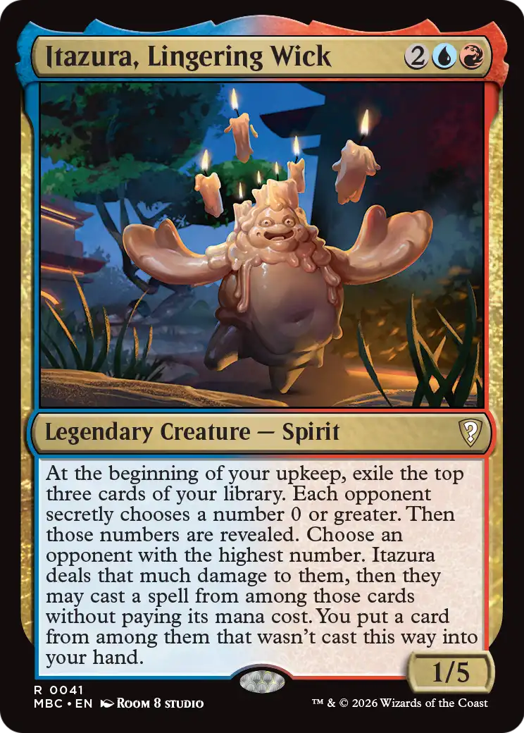 Itazura, Lingering Wick [Mystery Booster: Commander Edition] | Total Play
