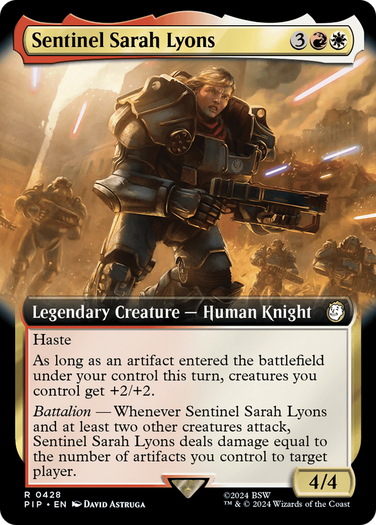 Sentinel Sarah Lyons (Extended Art) [Fallout] | Total Play