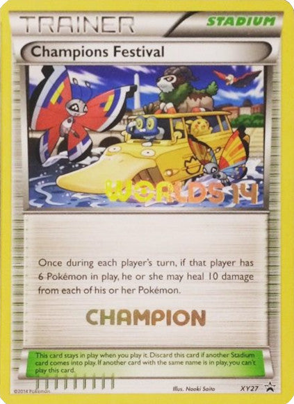 Champions Festival (XY27) (2014 Champion) [XY: Black Star Promos] | Total Play