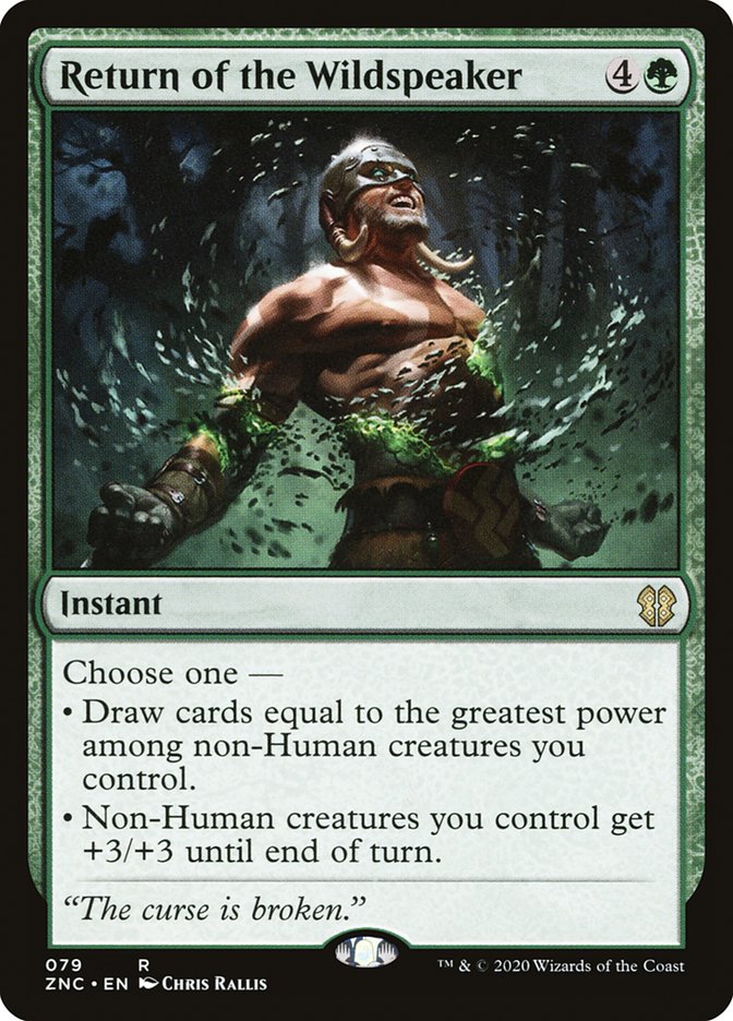 Return of the Wildspeaker [Zendikar Rising Commander] | Total Play