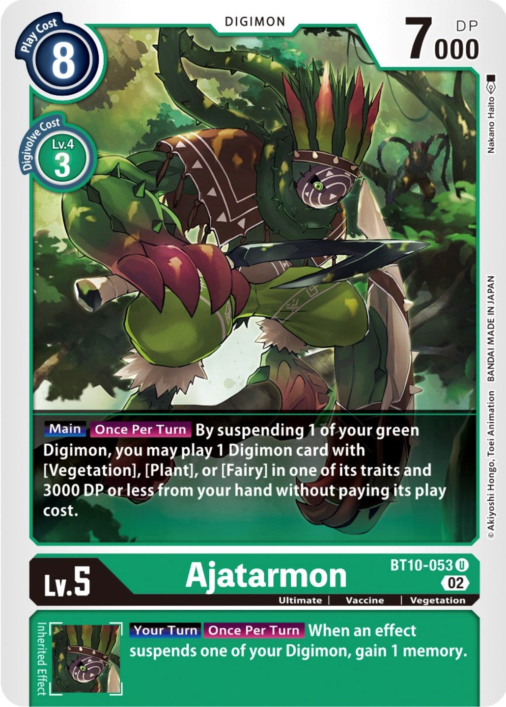 Ajatarmon [BT10-053] [Xros Encounter] | Total Play