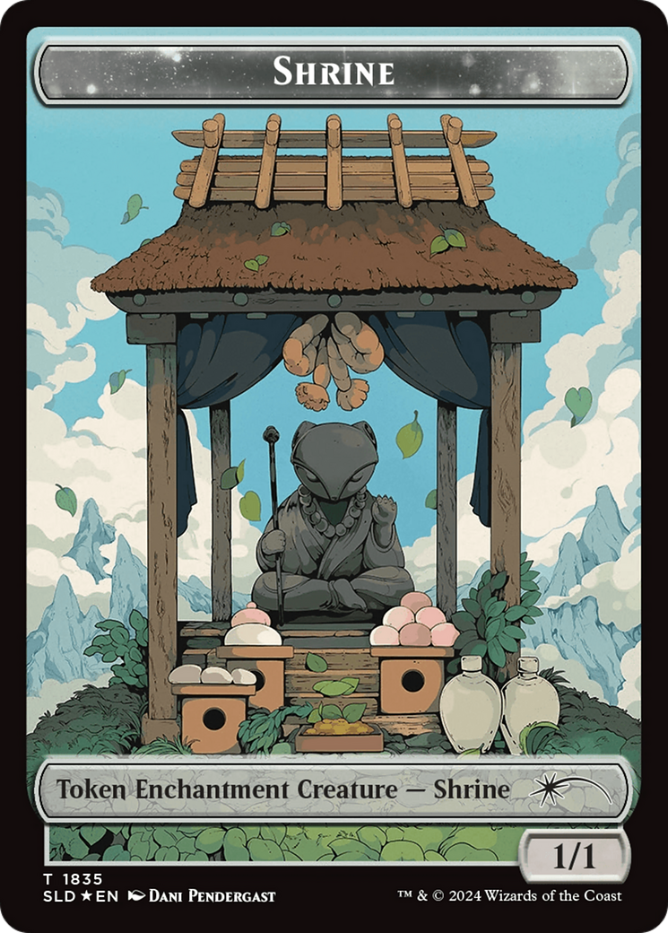 Shrine Token (Rainbow Foil) [Secret Lair: From Cute to Brute Tokens] | Total Play