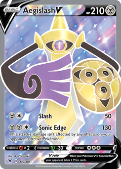 Aegislash V (177/185) [Sword & Shield: Vivid Voltage] | Total Play