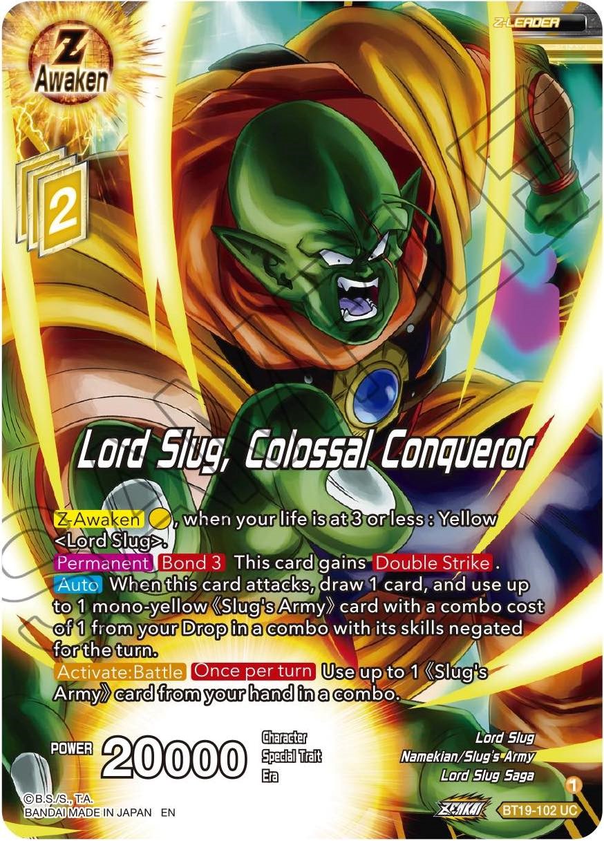 Lord Slug, Colossal Conqueror (BT19-102) [Fighter's Ambition] | Total Play