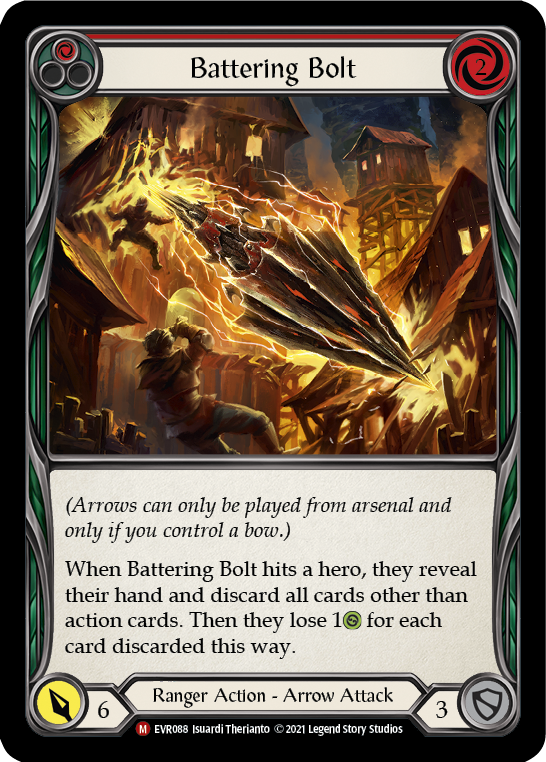 Battering Bolt [EVR088] (Everfest)  1st Edition Rainbow Foil | Total Play